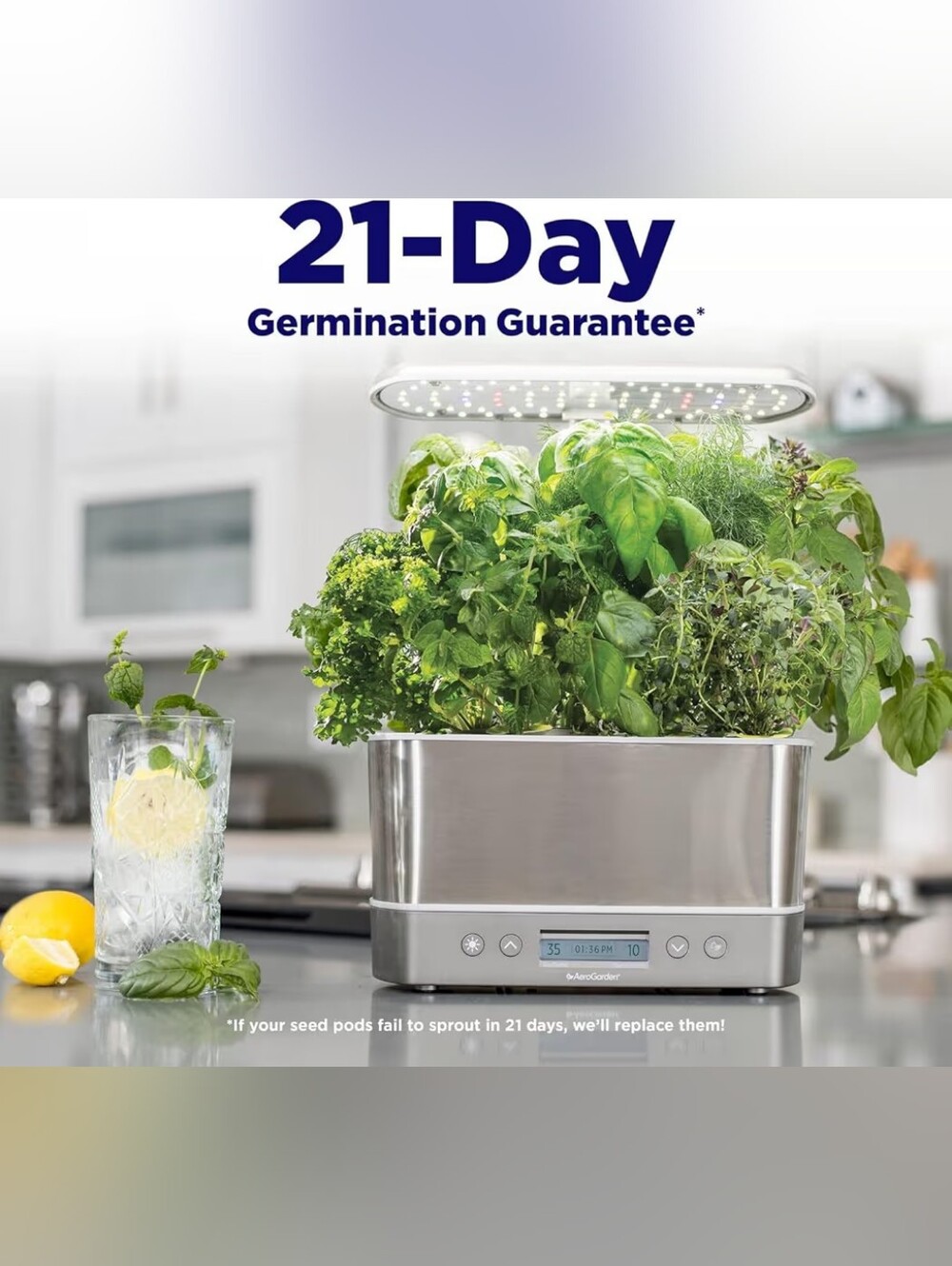 NIB AeroGarden Harvest Elite Indoor Garden Hydroponic System with LED Grow Light - Picture 2 of 11